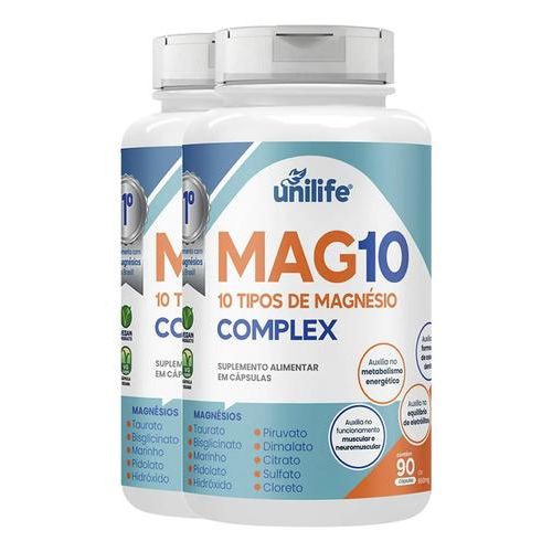 Kit 2 Mag10 Complex Unilife 90 Cápsulas