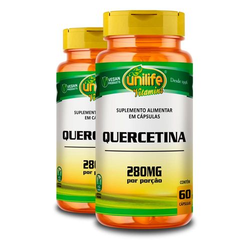 Kit 2 Quercetina Unilife 60 Cápsulas