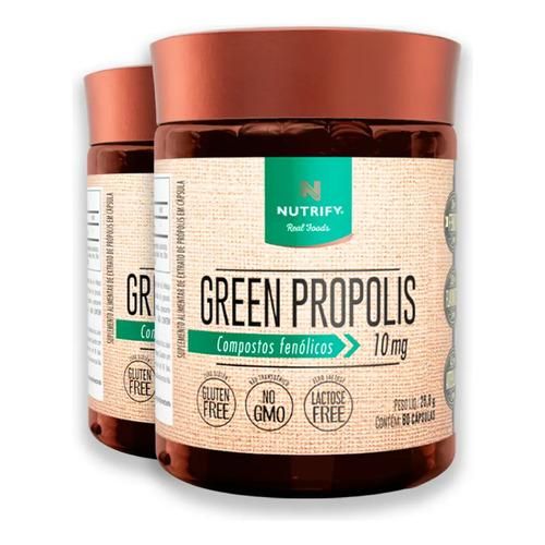 Kit 2 Green Própolis 60 Cápsulas Nutrify