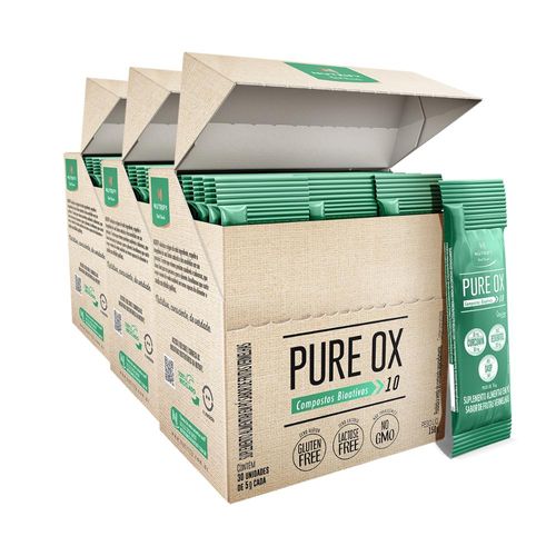 Kit 3 Pure Ox Nutrify 30 Sachês