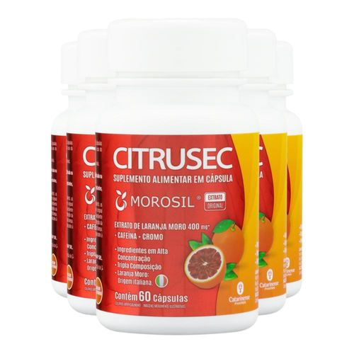 Kit 5 Citrusec Catarinense 60 Cápsulas