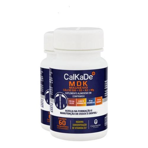 Kit 2 Calkdade MDK Catarinense 60 Comprimidos