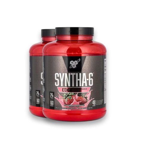 Kit 2 Syntha 6 Optimum Nutrition Morango Milkshake 1.82Kg