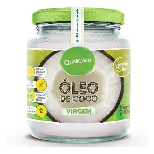 Óleo de Coco virgem 200ml Qualicôco