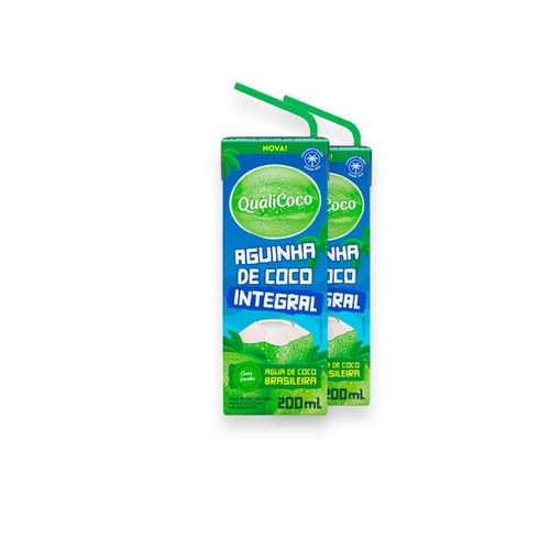 Kit 2 Água de Coco Qualicoco Integral 200ml