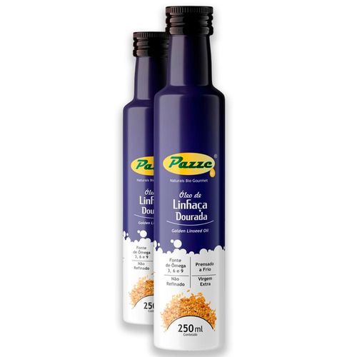 Kit 2 Óleo de Linhaça Dourada Pazze 250ml