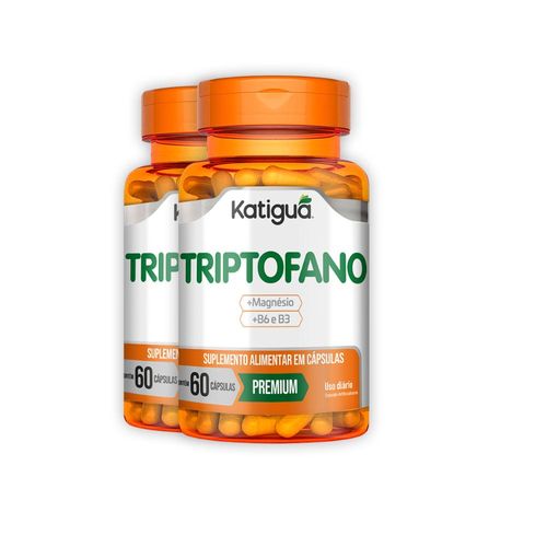 Kit 2 Triptofano+Magnésio Katiguá 60 Cápsulas