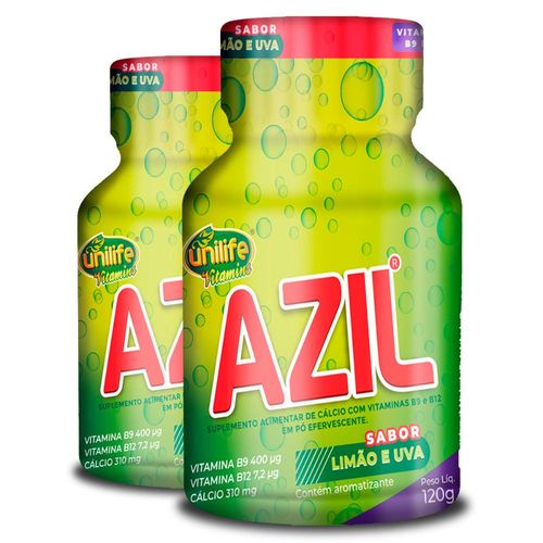 Kit 2 Azil Efervescente Unilife 120g