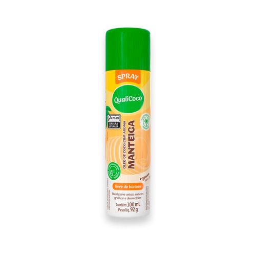 Óleo de Coco Spray Qualicoco Manteiga 100ML