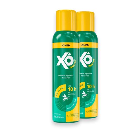 Kit 2 Repelente de Insetos Aerossol Xô Insetos Cimed 150ml