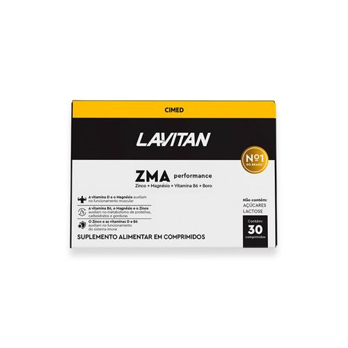 ZMA Perfomace Lavitan 30 Comprimidos