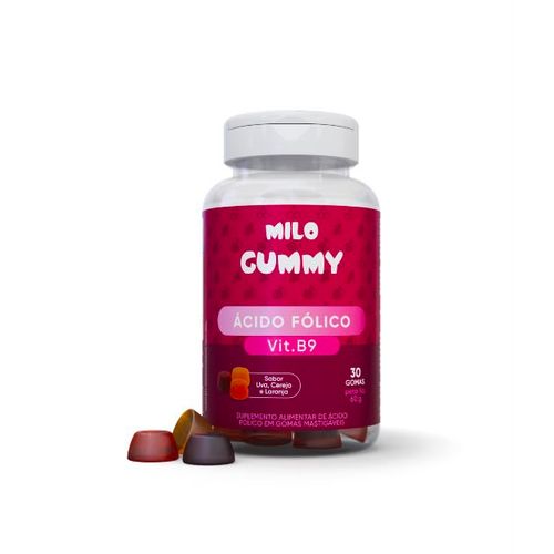MILO GUMMY GESTANTE ACIDO FOLICO 30 UNIDADES