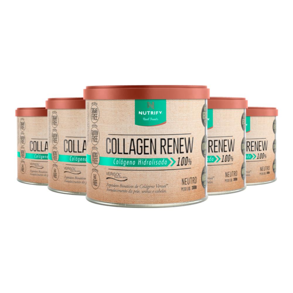 Kit 5 Collagen Renew Nutrify Neutro 300g