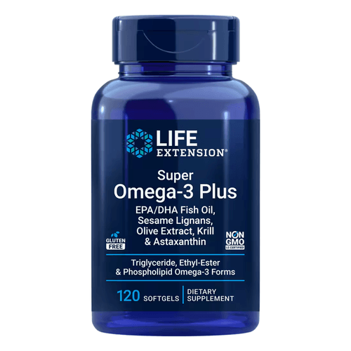 Super Omega 3 Plus 120 Cápsulas Life Extension