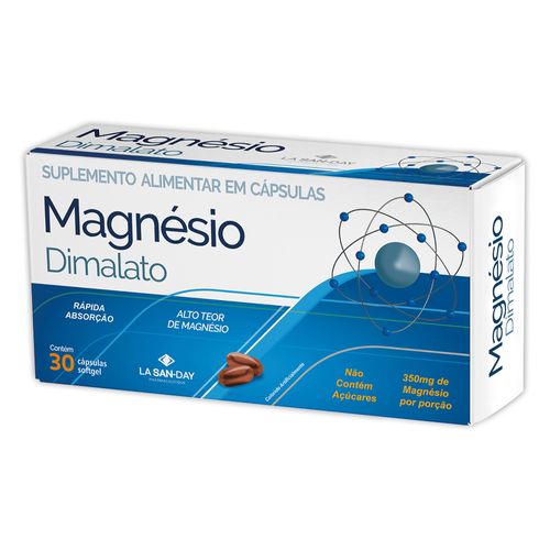 Magnésio Dimalato 30 Cápsulas