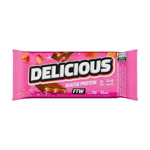 Delicious Wafer Protein Morango FTW 30g