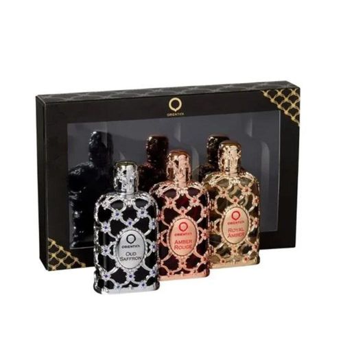 Orientica Kit -  Amber Rouge 30ml+Royal Amber 30ml+Oud Saffron 30ml Orientica Kit 30ml: Amber Rouge, Royal Amber e Oud Saffron