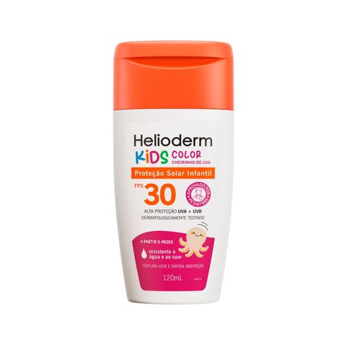 Protetor Solar Helioderm Kids Color Fps30 - 120g