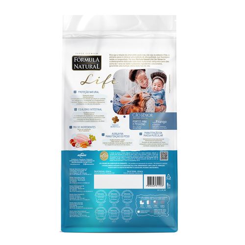 Ração Fórmula Natural Cães Sênior Raças Mini e Pequenas 15kg