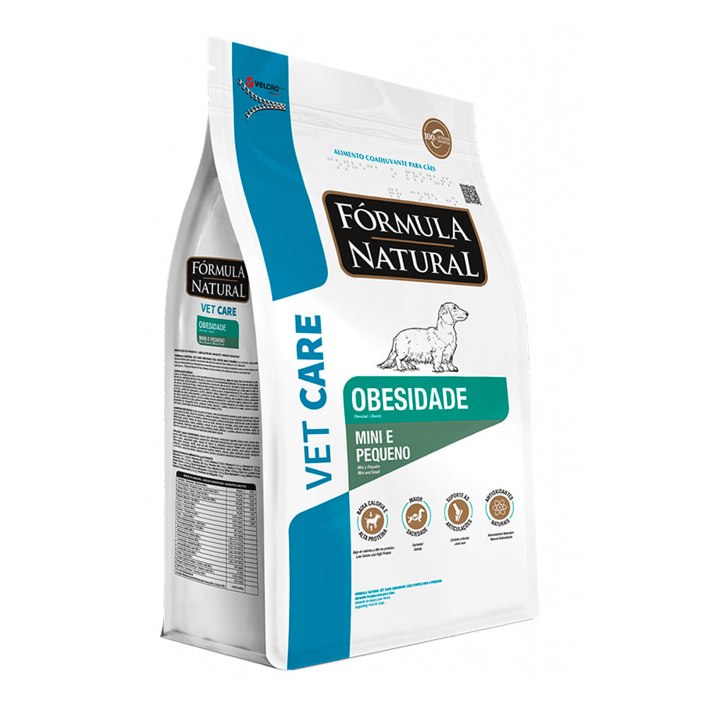 Ração Fórmula Natural Vet Care Cães Obesidade Raças Mini e Pequenas 10,1kg
