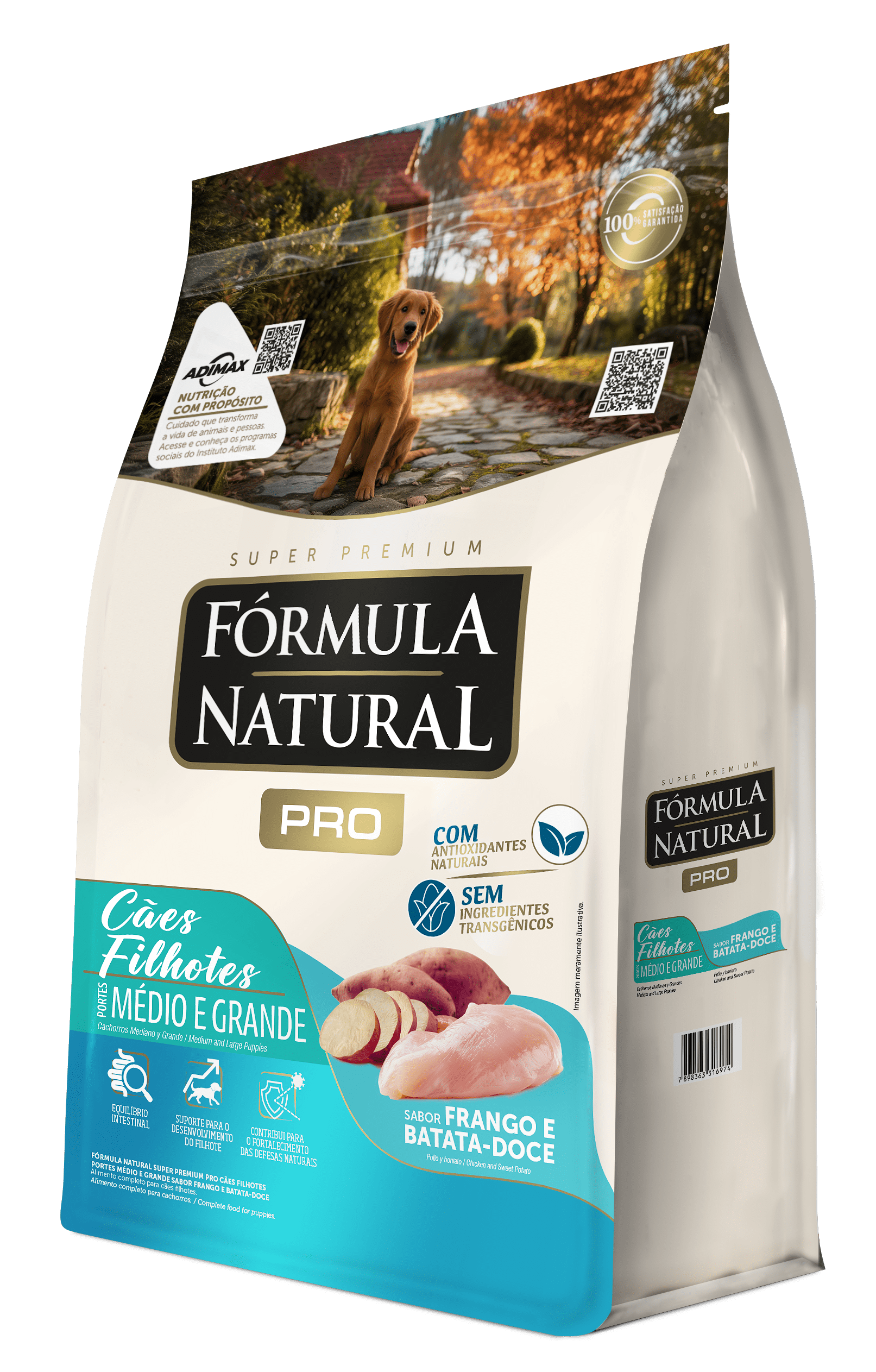 Ração Fórmula Natural Pro Cães Filhotes Raças Médias e Grandes 15kg