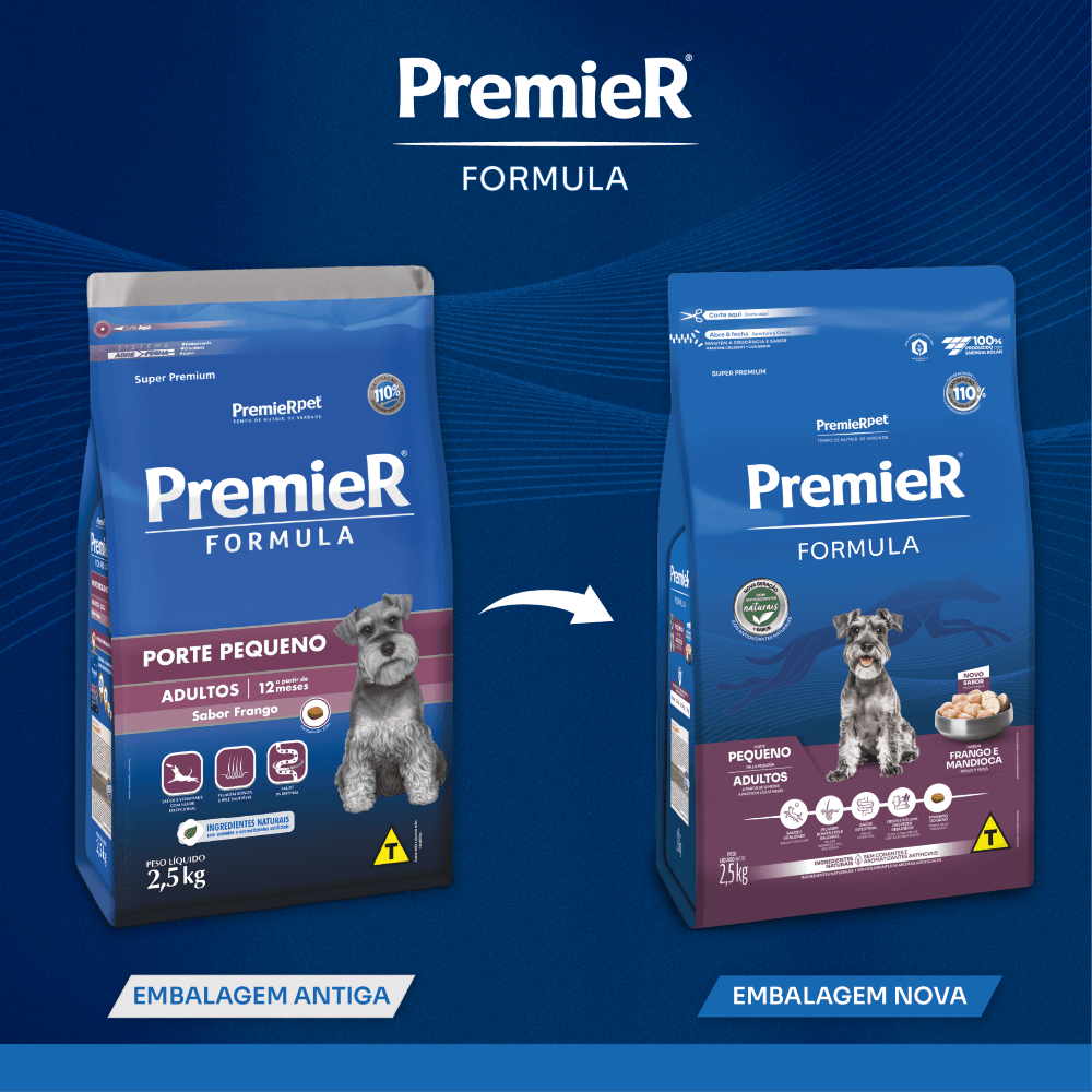Ração Premier Fórmula Cães Adultos Raças Pequenas Frango 15kg