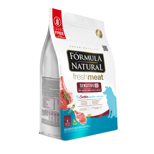 Ração Formula Natural Cães Fresh Meat Sensitive Raças Médias e Grandes 12Kg