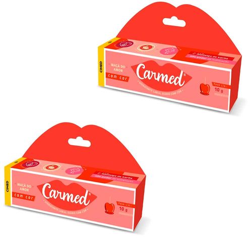Kit 2 Carmed Labial Cimed Maçã do Amor 10g