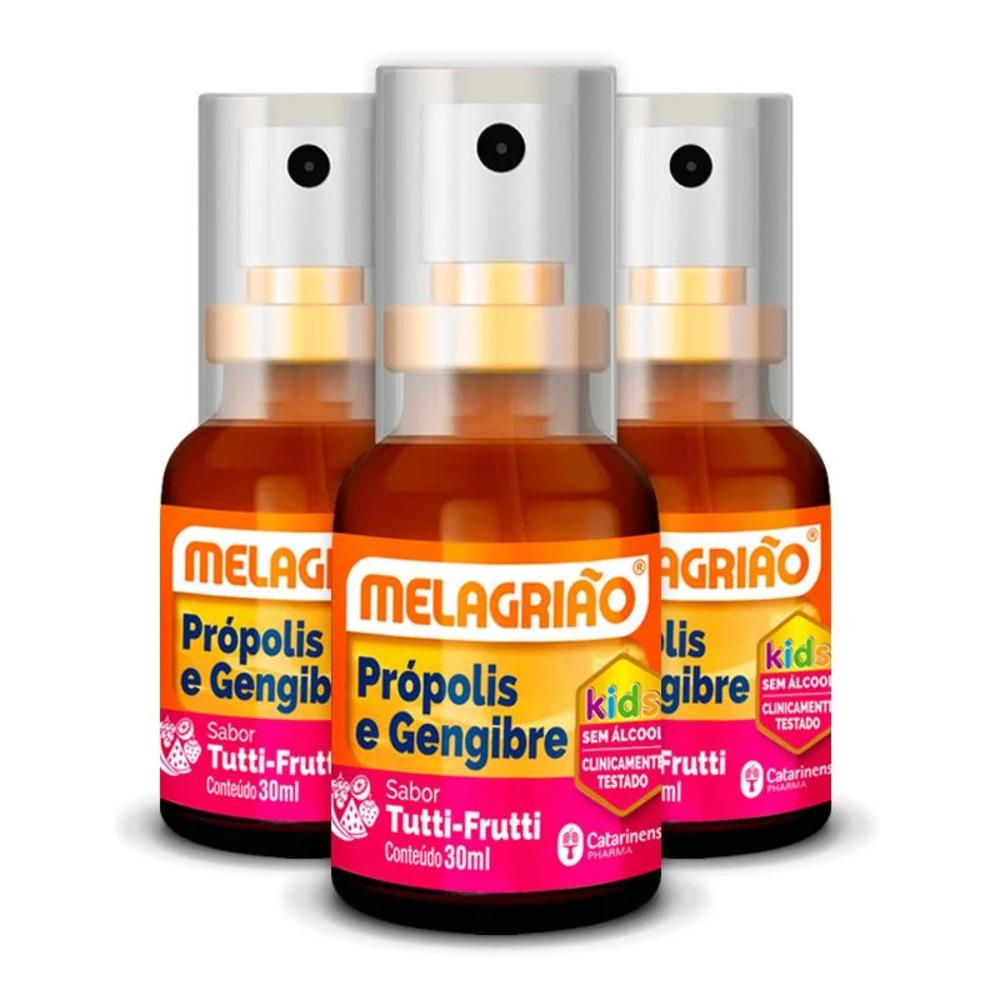 Kit 3 Melagrião Spray Própolis Catarinense 30ml
