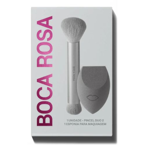 Boca Rosa Kit Pincel Duo 2 + Esponja