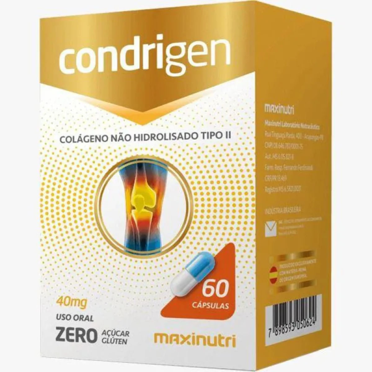 CONDRIGEN (COLAGENO TIPO II) 40MG C/60 CAPS