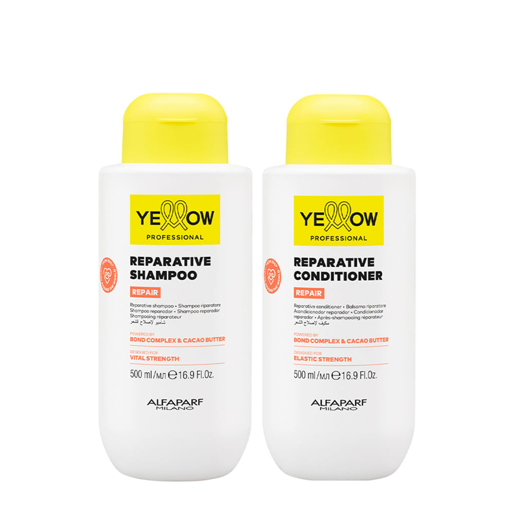 Kit Yellow Professional Repair Shampoo 500ml + Condicionador 500ml