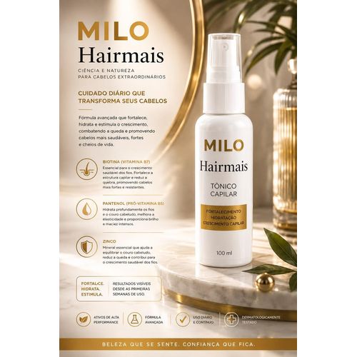 MILO HAIRMAIS LOCAO 100ML