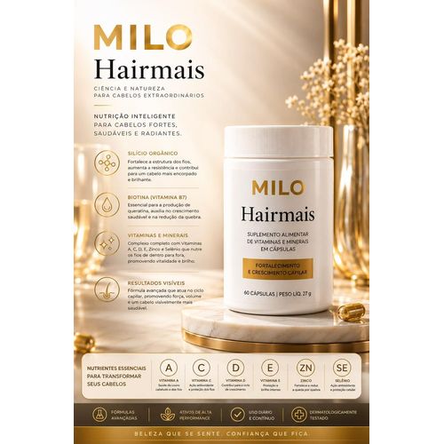 MILO HAIRMAIS 60 CAPSULAS