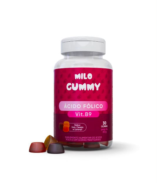 MILO GUMMY GESTANTE ACIDO FOLICO 30 UNIDADES