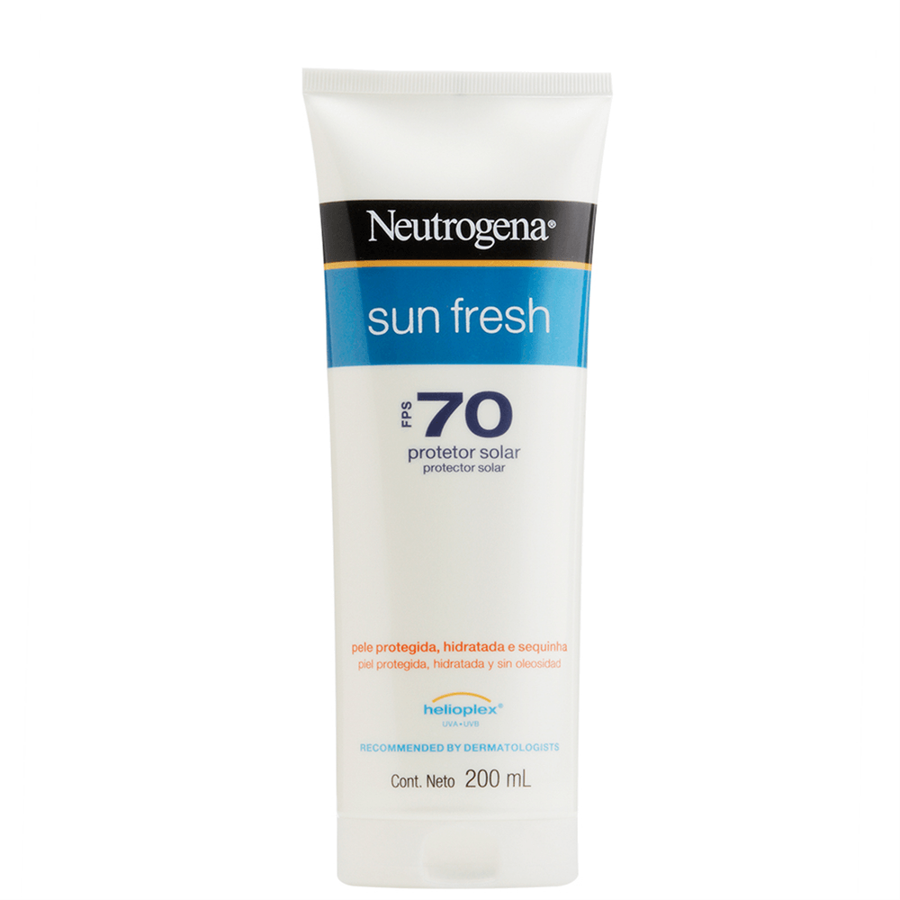 Protetor Solar Neutrogena Sun Fresh FPS 70 200ml - Drogaria Sao Paulo