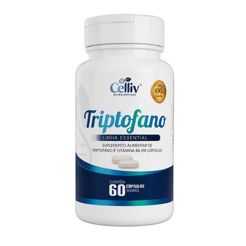 Triptofano e Vitamina B6 CELLIV 60 Cápsulas