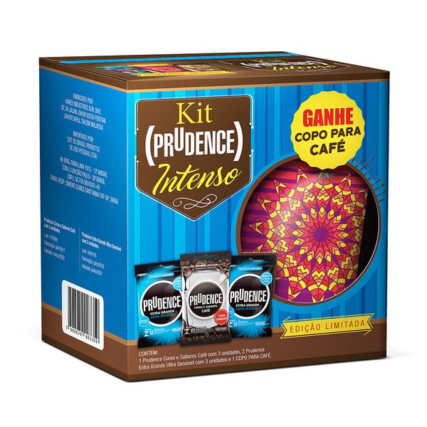 Kit Prudence Intenso 3 Unidades Gratis Copo Exclusivo