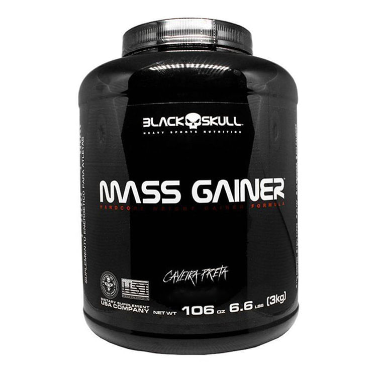 MASS GAINER CAVERA PRETA S/MORANG 1,5KG