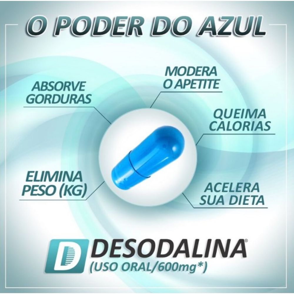 Desodalina 600mg 60 cápsulas - Sanibras - Drogaria Sao Paulo