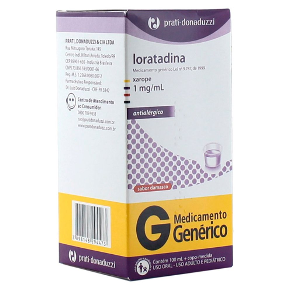 Carbocisteína 50mg/ml Prati Donaduzzi Xarope com 100ml