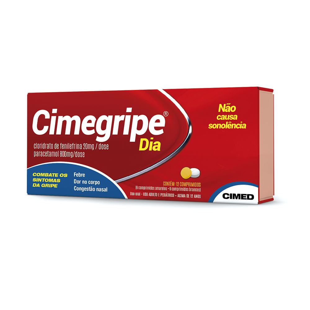 Cimegripe Dia 20 Cápsulas - Drogaria Sao Paulo