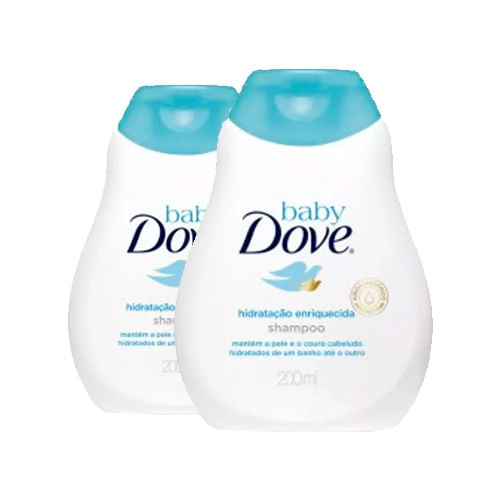 Kit-2-Shampoo-Dove-Baby-Hidratacao-Enriquecida-200ml-Drogaria-SP-9037264