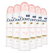Kit-6-Desodorante-Aerosol-Dove-Powder-Soft-150ml-Drogaria-SP-9038871
