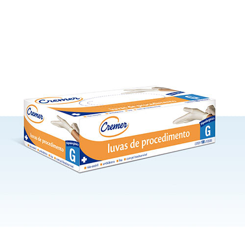 Luvas de Procedimento Cremer G 100 Unidades
