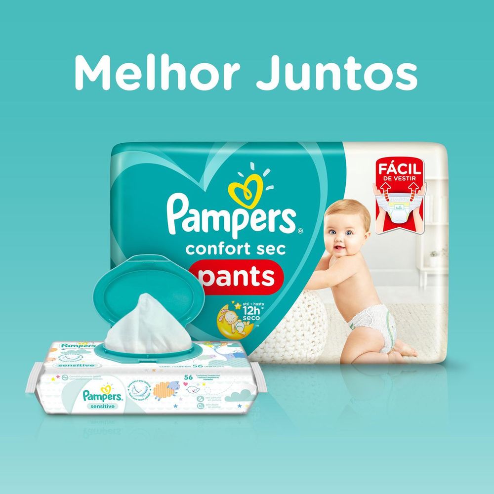Fralda Pampers Confort Sec G 38 Unidades - Drogaria Sao Paulo