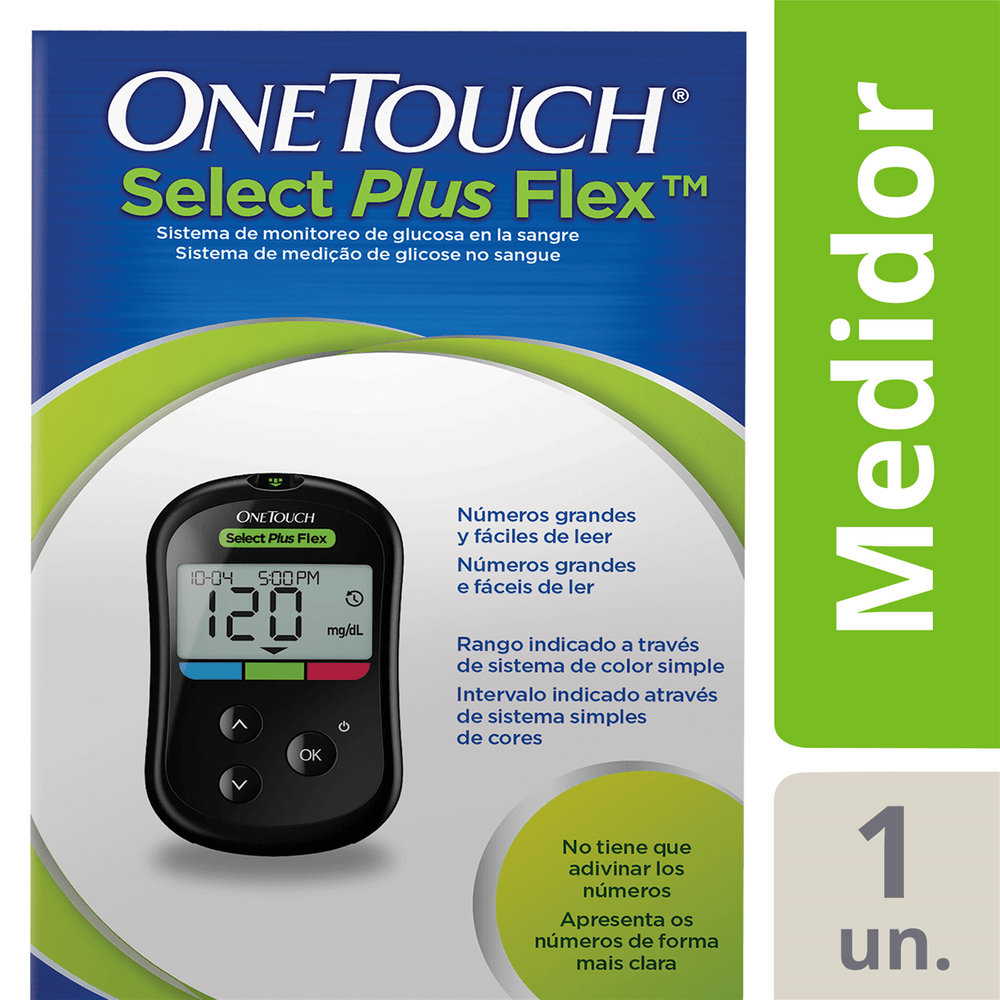 Aparelho Medidor OneTouch Select Plus Flex - Drogaria Sao Paulo