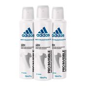 Kit-Desodorante-Adidas-Invisible-Aerosol-Feminino-150ml-3-Unidades-Drogaria-SP-9150450
