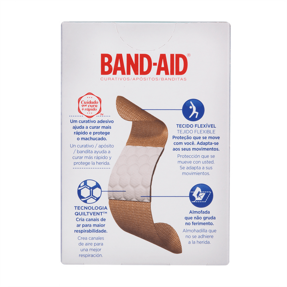 Curativo Band-Aid Transparente Variados 30 Unidades - Drogaria Sao