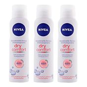 Kit-Nivea-Desodorante-Aerosol-Dry-Comfort-3-Unidades-Drogaria-SP-93512148